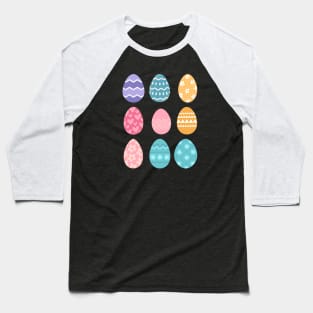 Eggstraordinary Easter: Adorable Illustrated Egg Stickers Baseball T-Shirt